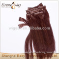Brazilian human hair extensions clip in hair sample welcomed